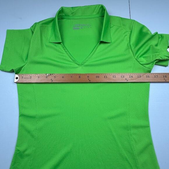 Nike Golf Polo Shirt Womens Extra Small Green Dri Fit Stay Cool Short Sleeve - Picture 10 of 12
